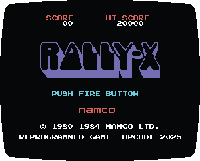 Rally-X – Opcode Games Website